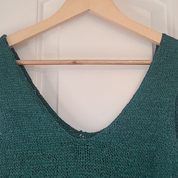 NIC+ZOE Sweater Knit Tank Top Green Size L - Picture 10 of 13